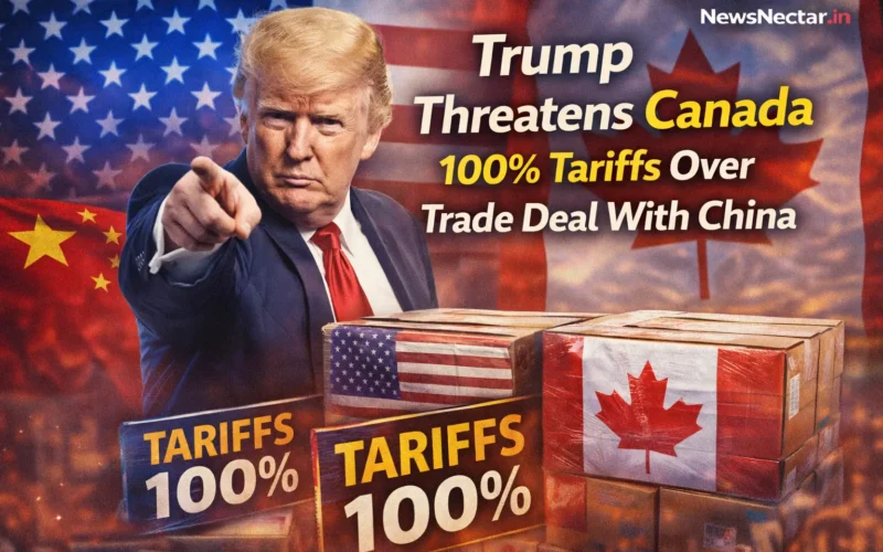 Trump threatens Canada